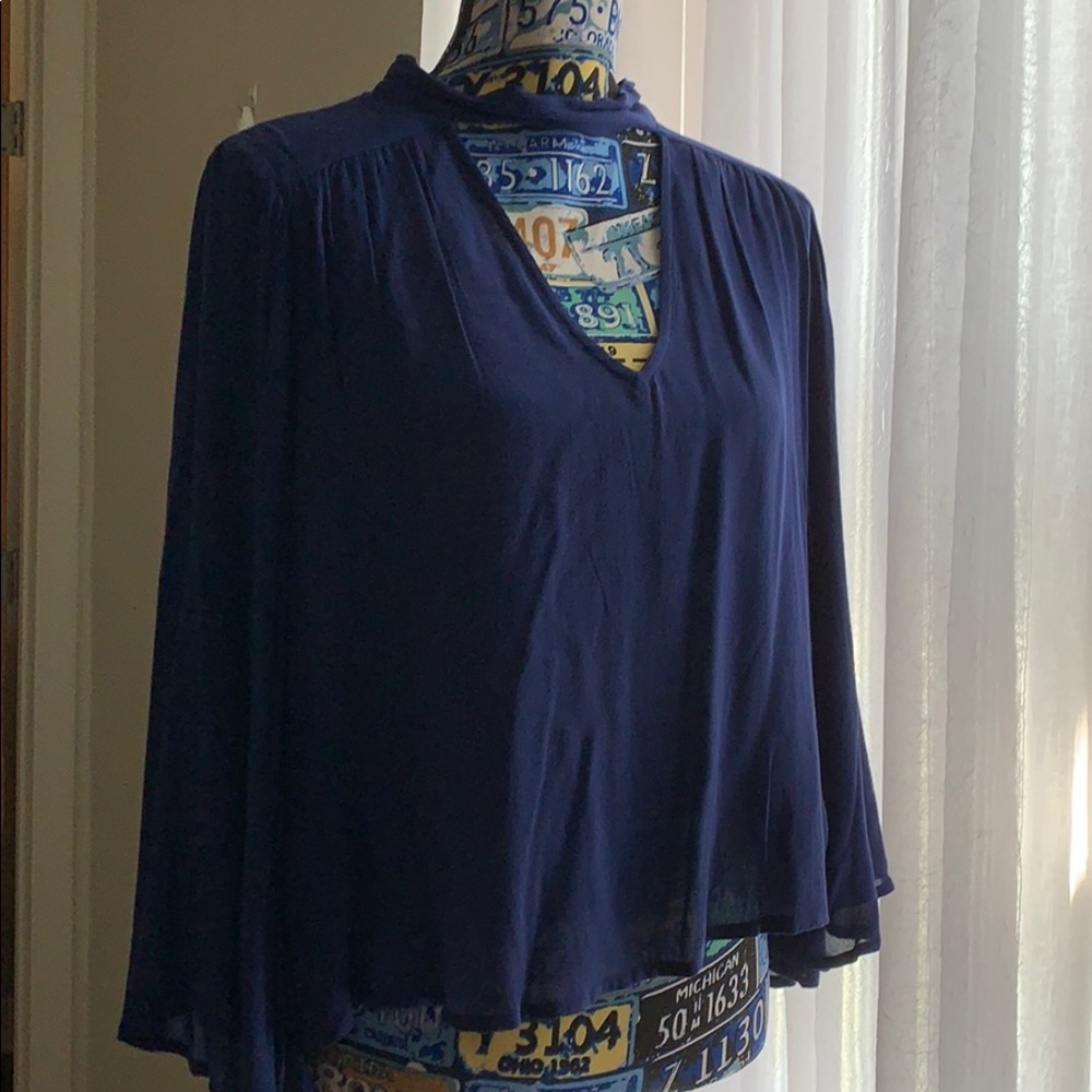 Lucky brand rayon blouse